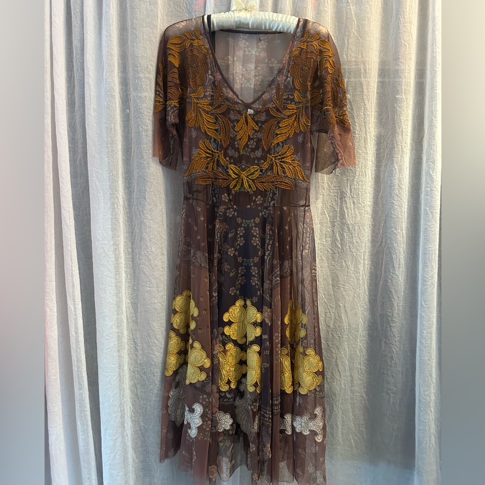 Johnny Was Biya Jovie Mesh Dress